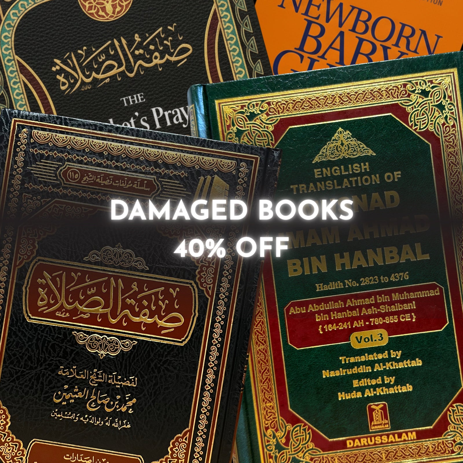 Damaged Books 40% OFF