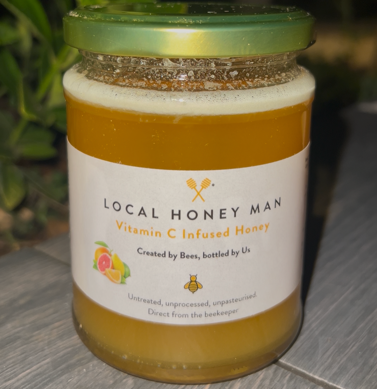 Raw Honey: Infused With Vitamin C (340g)