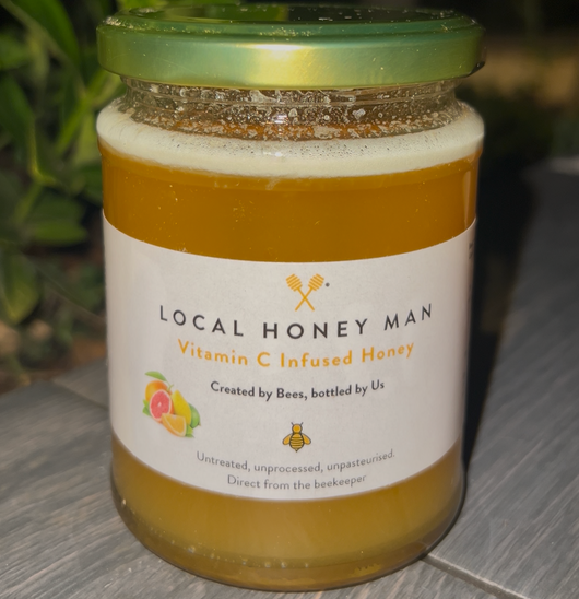Raw Honey: Infused With Vitamin C (340g)