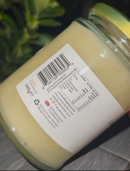 Purely Raw British Golden Honey (340g)