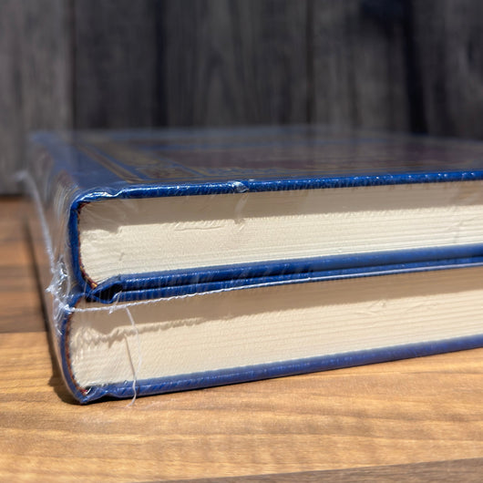 Sharh as-Sunnah Imam al-Barbahari Shaykh Fawzan 2 Vol — Blue Leather Cover DAMAGED 40% OFF