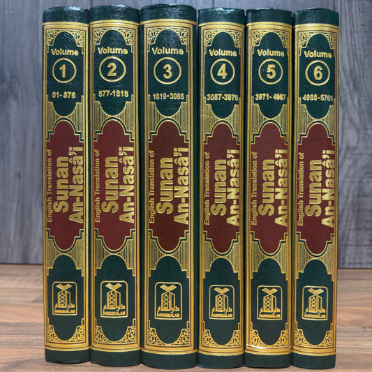 Sunan An-Nasa'i: Essential Compilation of Hadith (6 Volume Set) Arabic & English