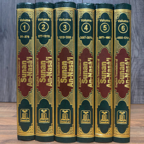 Sunan An-Nasa'i: Essential Compilation of Hadith (6 Volume Set) Arabic & English